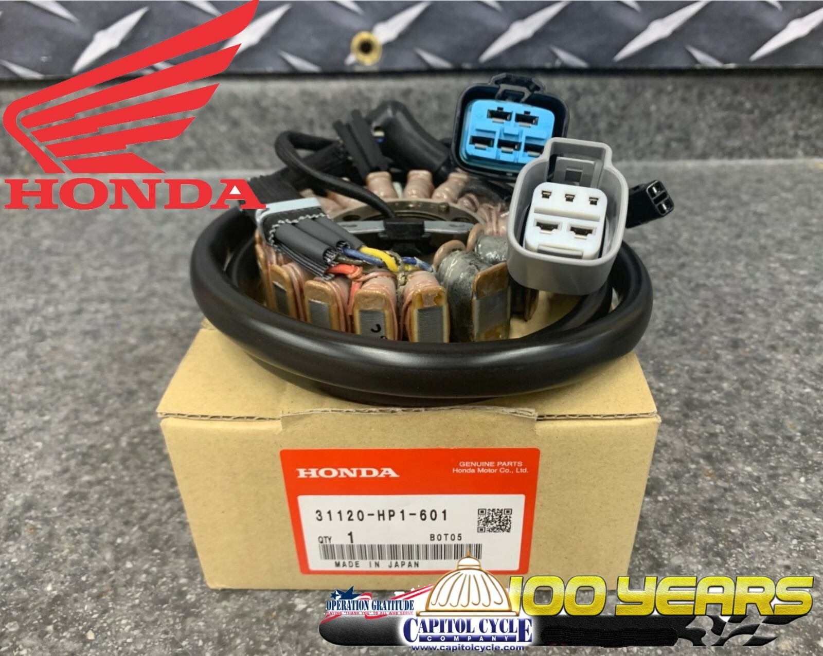 31120-HP1-601 Brand New OEM Honda 06-14 TRX450ER TRX450R STATOR GENERATOR 31120-HP1-601 Brand New OEM Honda 06-14 TRX450ER TRX450R STATOR GENERATOR