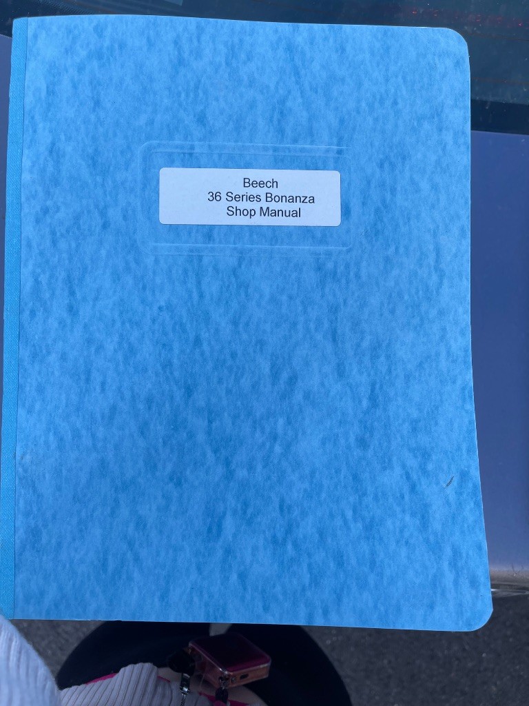 Beechcraft Bonanza 36 Series Shop Manual A36 A36TC P/N 36-590001-3B13 1983