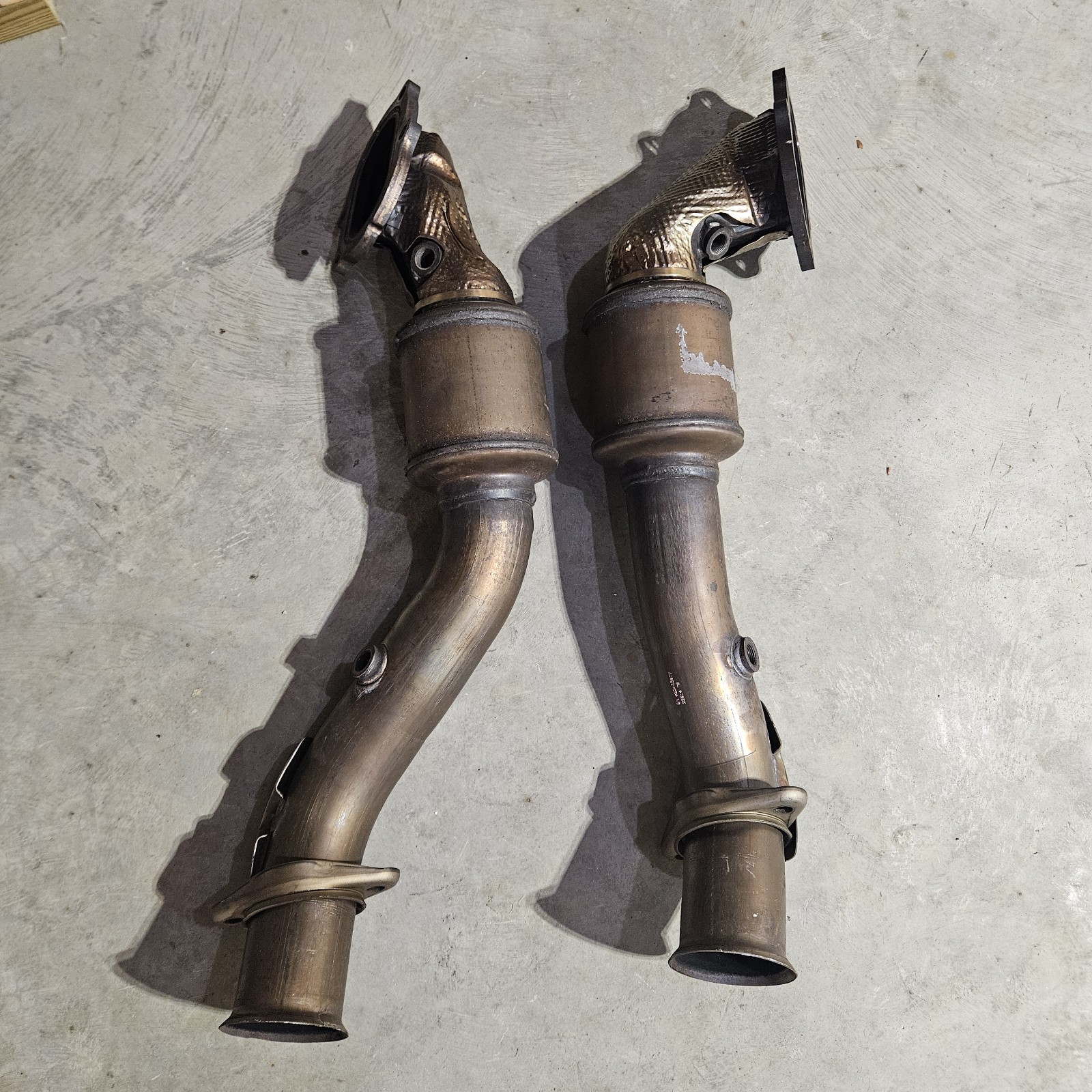 2014 TO 2019 C7 CORVETTE OEM CATALYTIC CONVERTORS 28K MILES