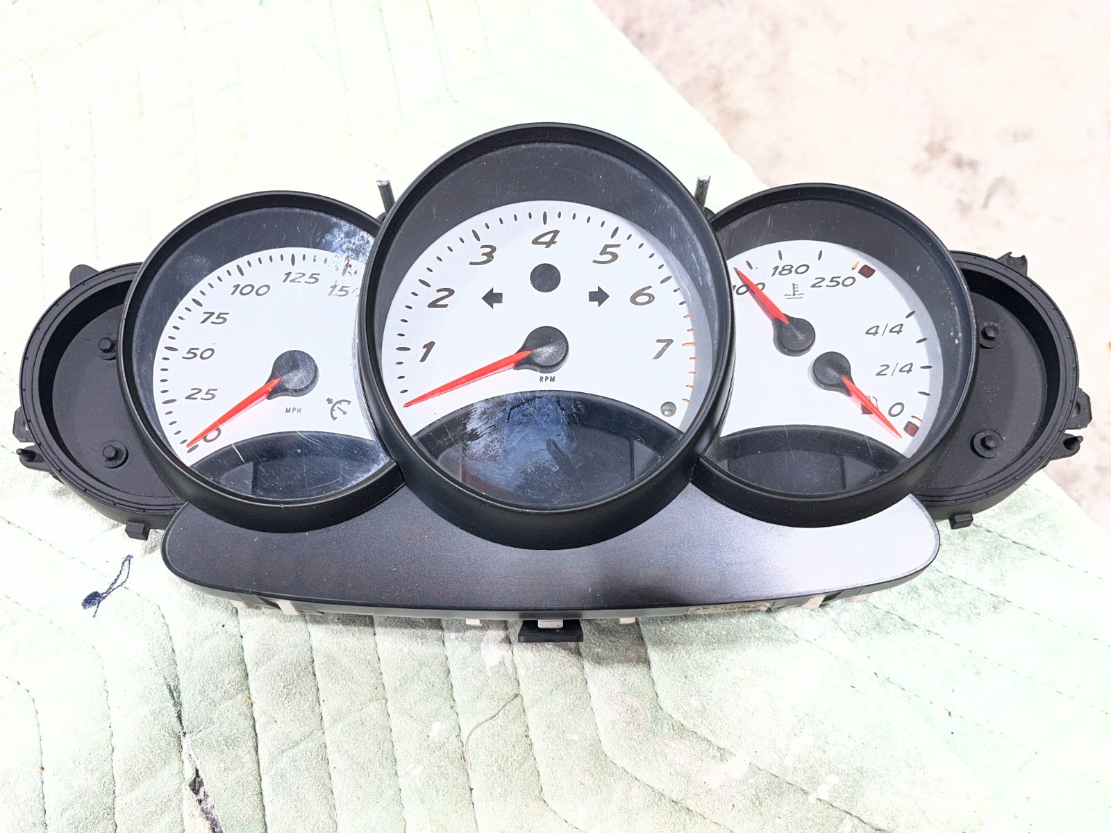 2000 Porsche Boxster 986 parts used gauge cluster, switches, sensors, interior