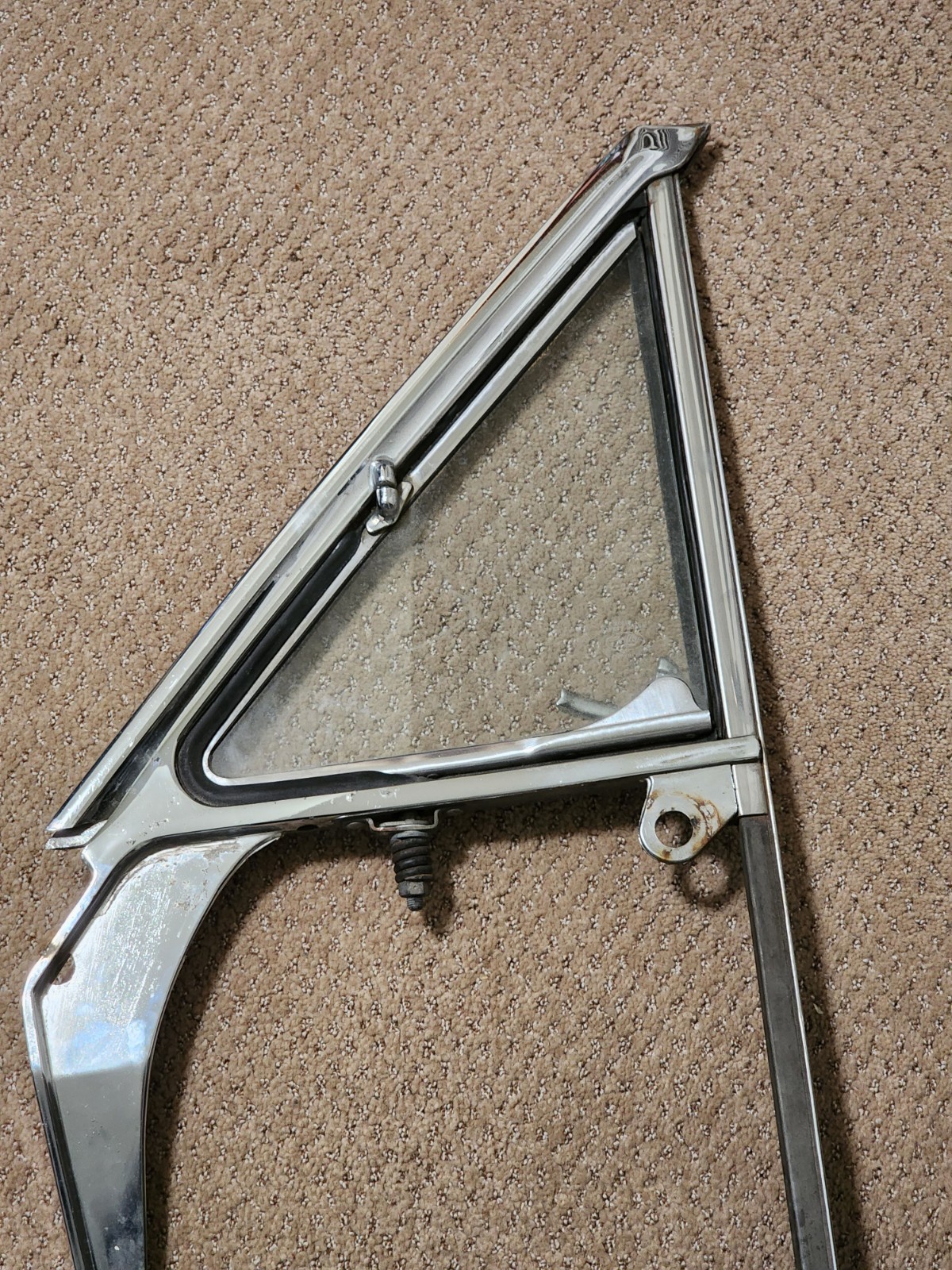 1963 '63 FORD Falcon Futura Convertible Hard Top Left Vent Wing Window Assembly