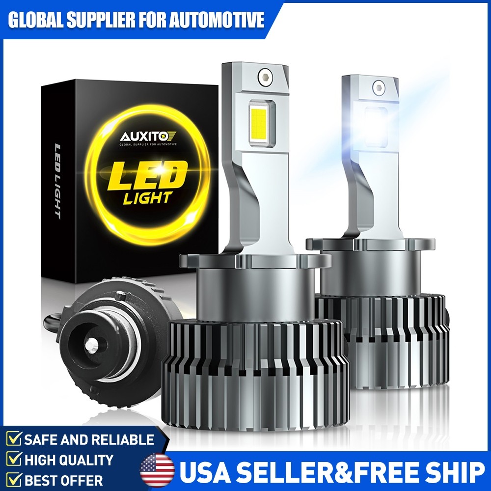 AUXITO D4S D4R LED Headlight Bulbs 6500K White 24000LM 120W Canbus Ready Y19