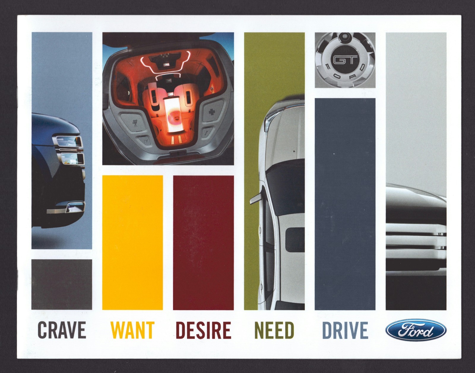 2008 Ford Car Line Dealer Sales Brochure Shelby Mustang Interceptor Concept 
