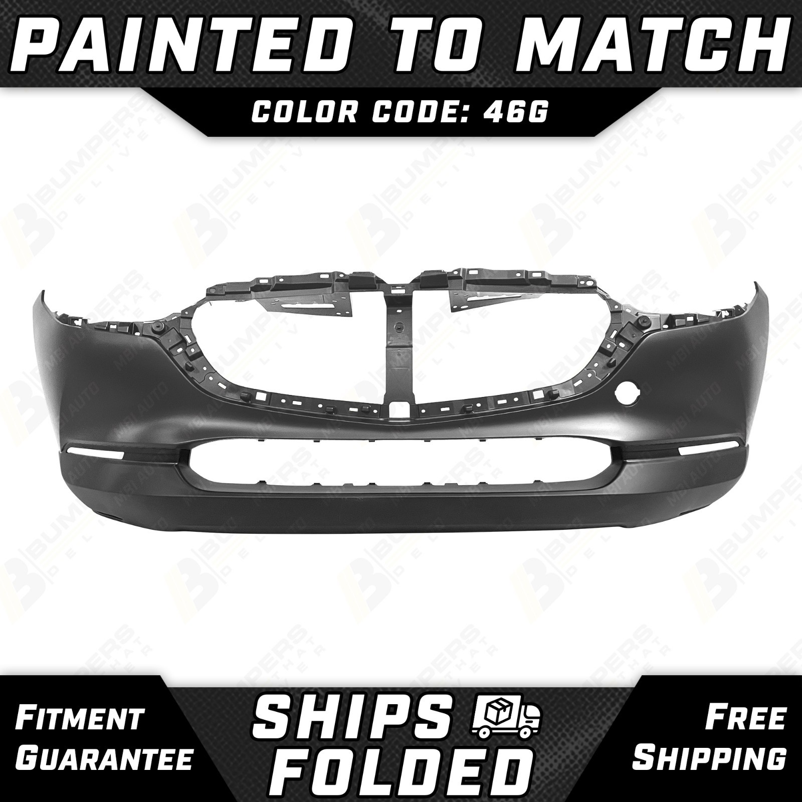 NEW Painted *46G Gray* Front Bumper Cover Replacement for 2020-2025 Mazda CX-30