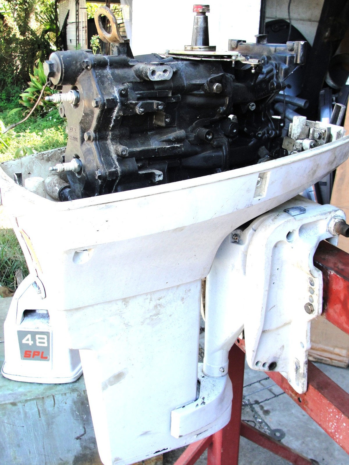 1989 1990 1991 1992 Johnson Evinrude 35 40 48 50 hp Outboard Crankcase Powerhead