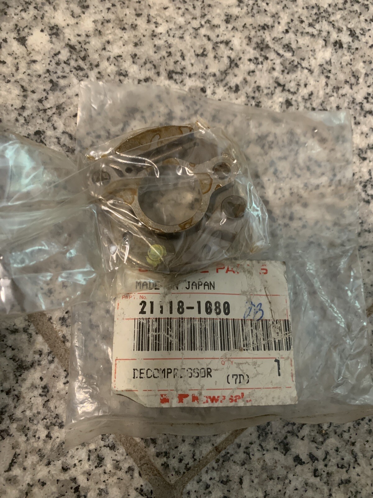 NOS KAWASAKI OEM DECOMPRESSOR 21118-1080 BRAND NEW