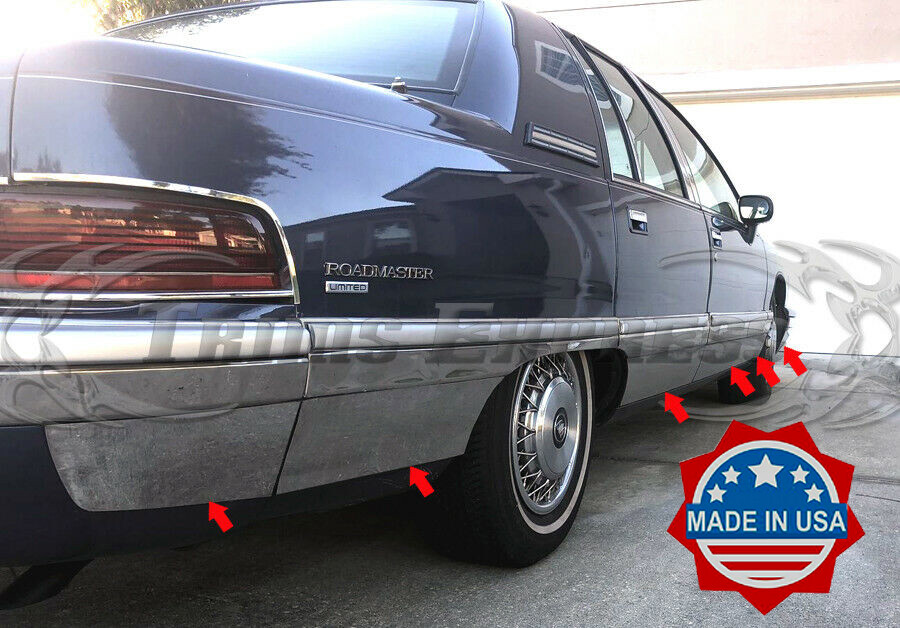 1991-1996 Buick Roadmaster Rocker Panel Trim Body Side Molding FL 12Pc 6\