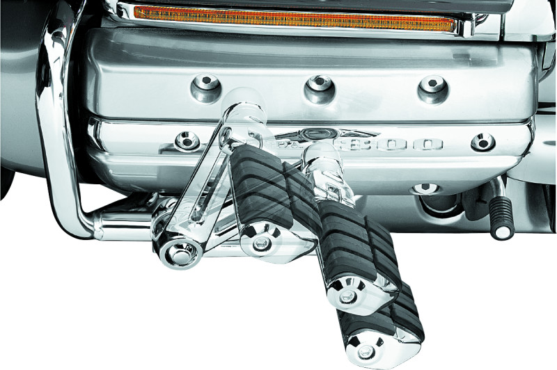 Kuryakyn Ergo II Dually ISO Pegs With Long Arms Chrome #4056