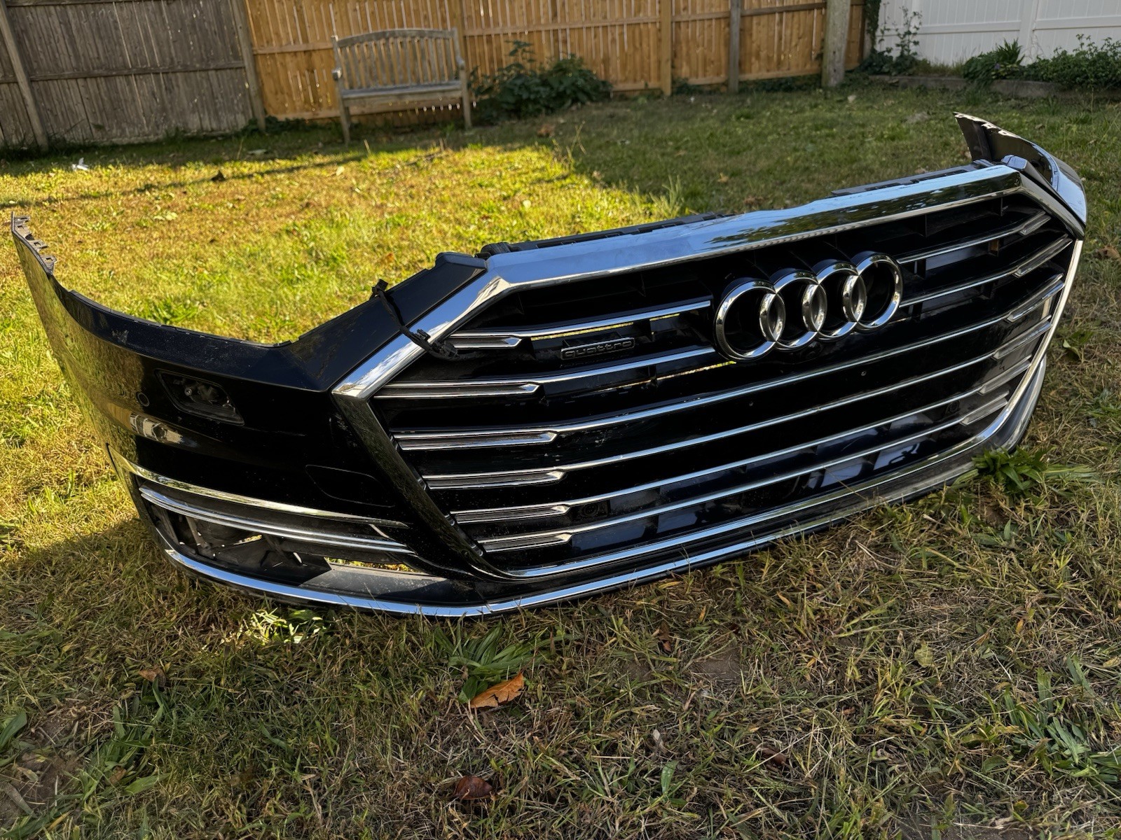 2019 -2021  Audi A8 L Front Bumper With Grill -radar  -sensors