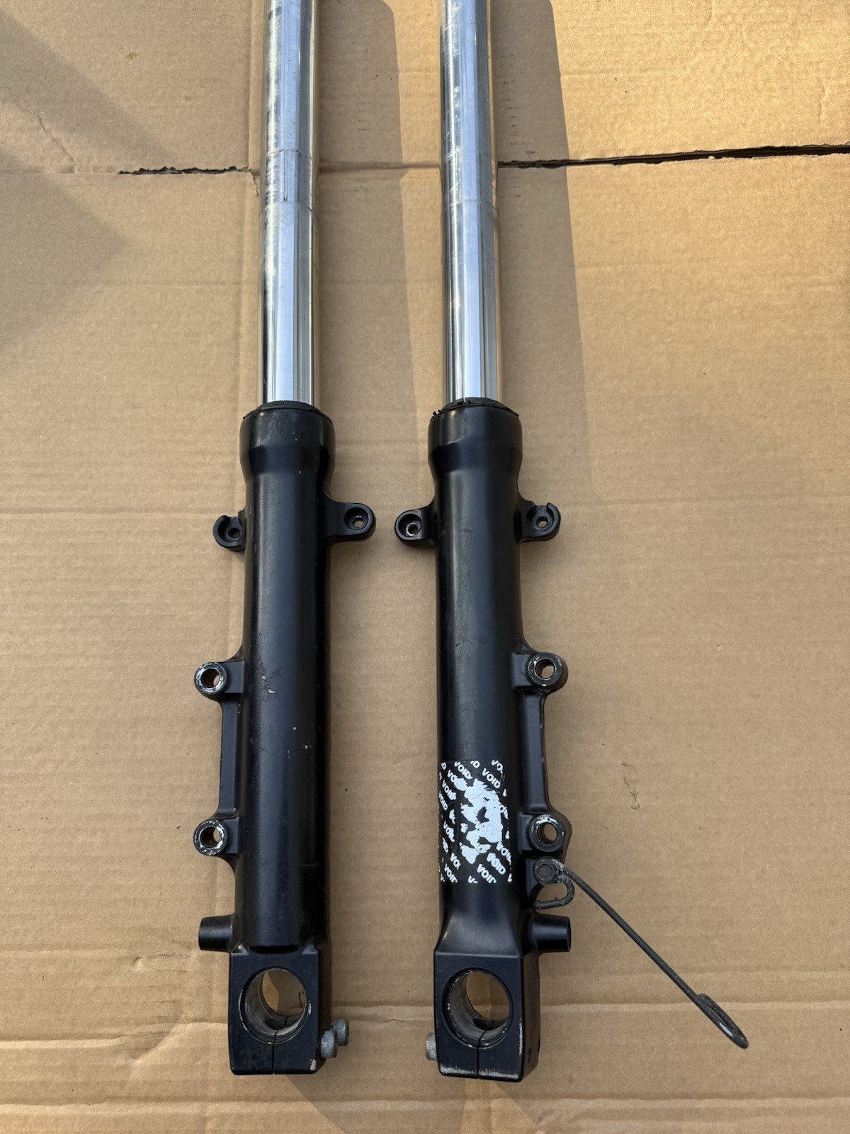 2000 Kawasaki ZRX1100 OEM Front Forks Left Right Pair Suspension Needs Rebuild