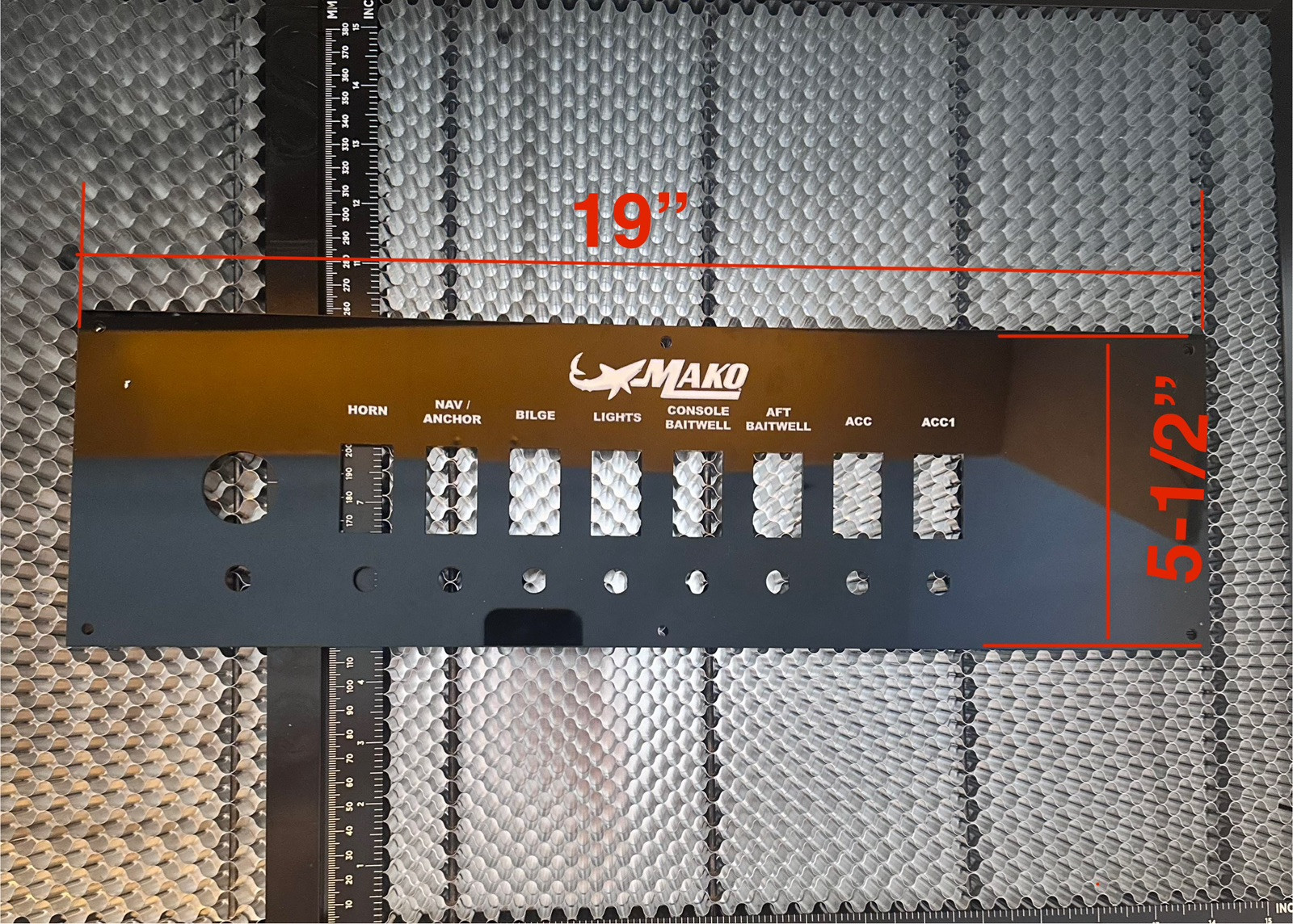 Mako boat switch panel marine, Custom Made