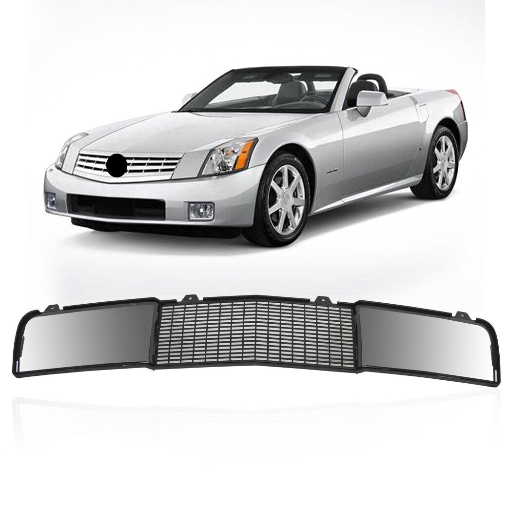 Fits 2004-2008 Cadillac XLR Front Bumper Lower Grill Grille Matte Black Factory