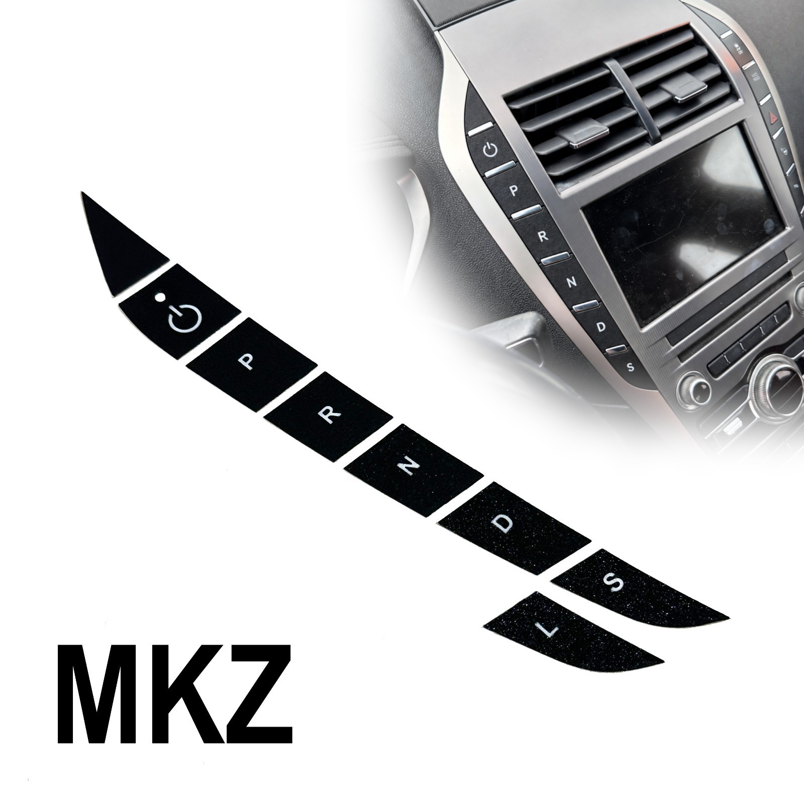 Shift Button Covers For Lincoln MKZ 2013-2020 Interior Restoring