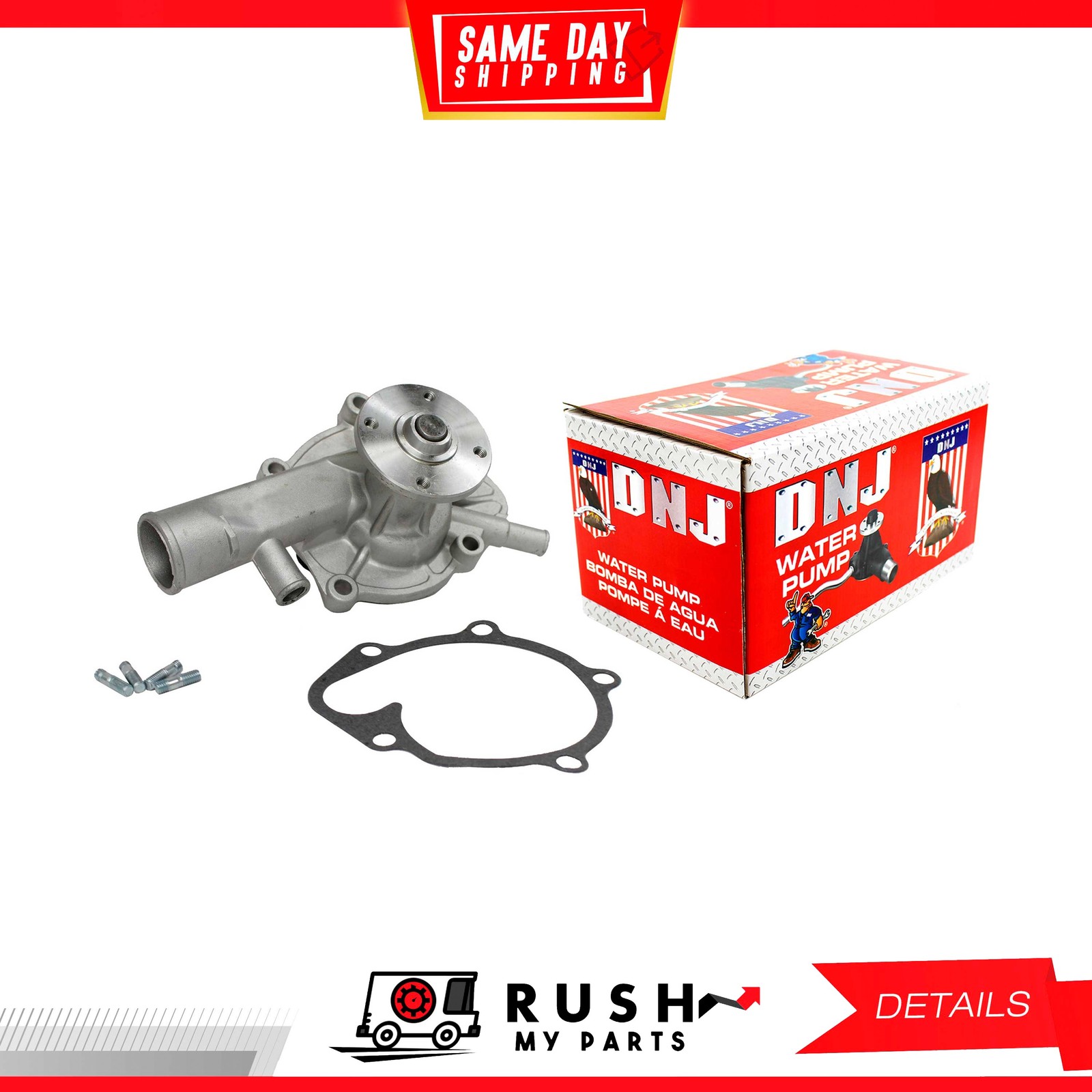 77-82 Water Pump For Toyota Corolla 1.6L-1.8L L4 OHV 8v 3TC DNJ WP911