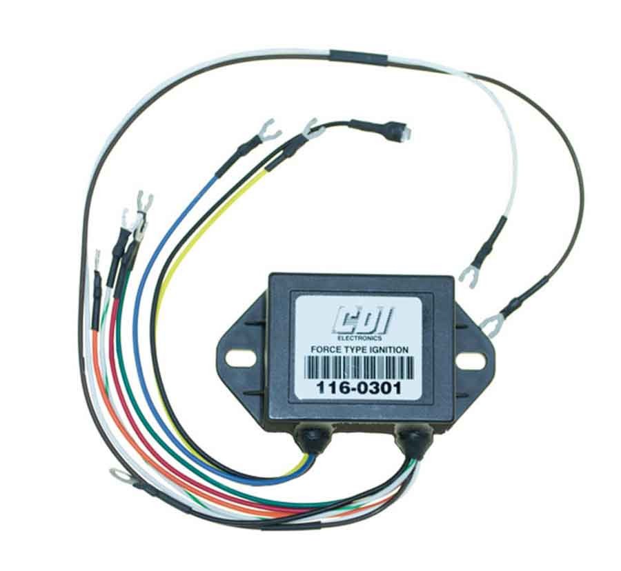 CDI Power Pack for Chrysler 9.9 / 15 Hp CD With Out Plug 80-84