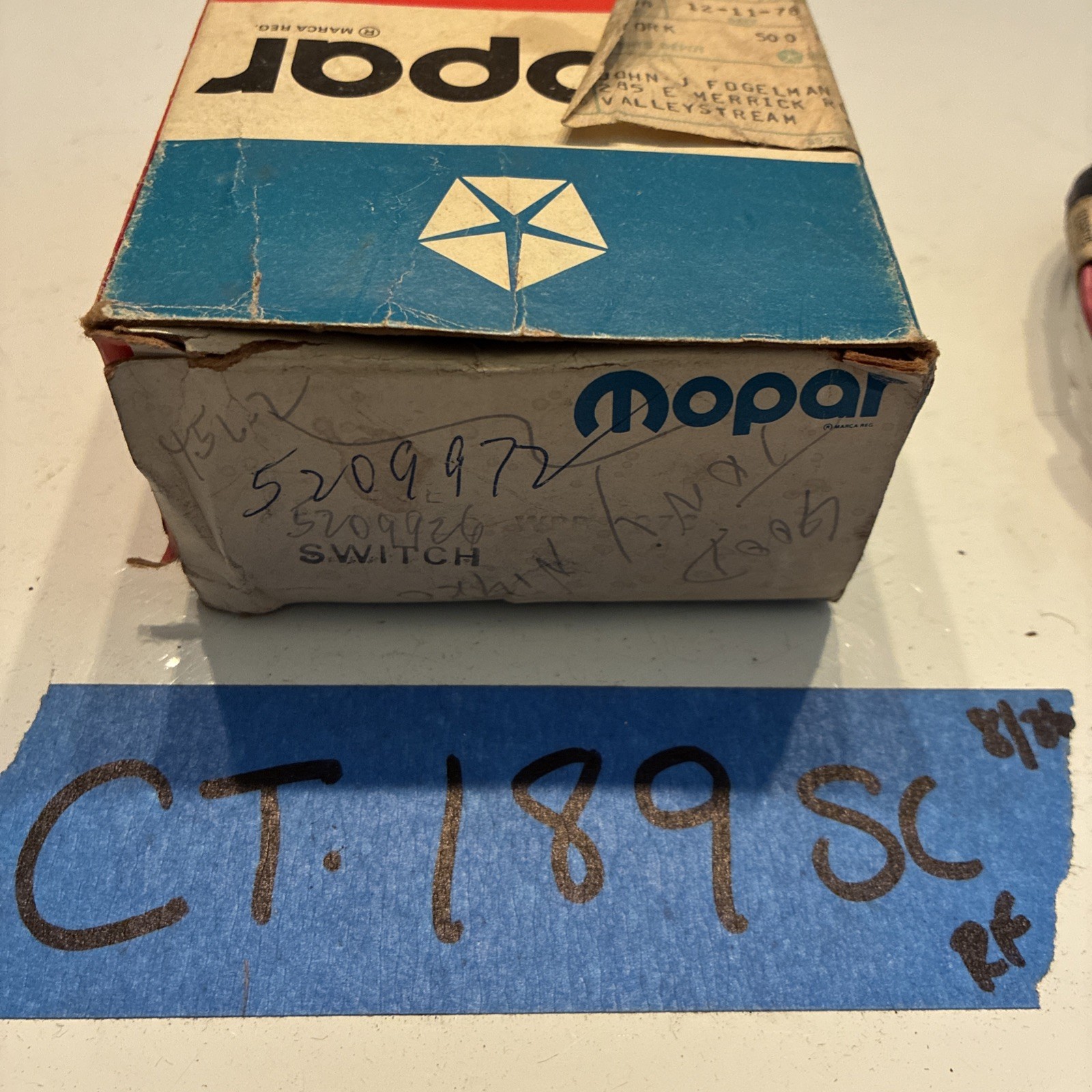 NOS MoPar 1978-79 Plymouth Dodge TURN SIGNAL & HAZARD WARNING SWITCH 5209926 NOS MoPar 1978-79 Plymouth Dodge TURN SIGNAL & HAZARD WARNING SWITCH 5209926