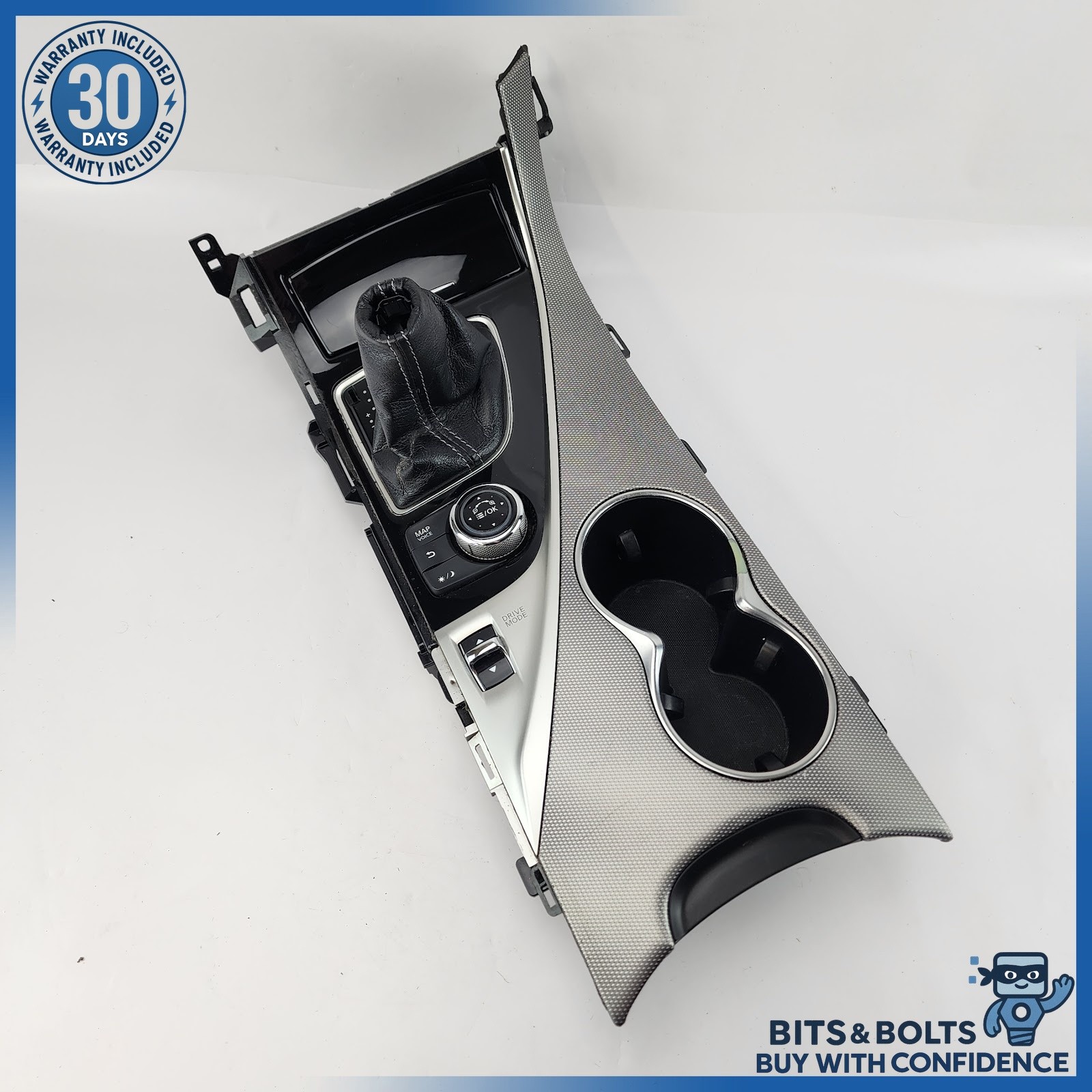 14-24 INFINITI Q50 Q60 CENTER CONSOLE SHIFTER GEAR PANEL TRIM CUP BEZEL OEM
