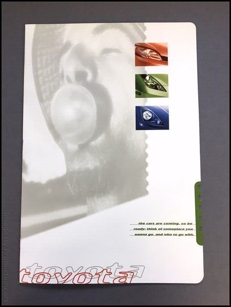 1999 2000 Toyota XYR Concept Celica MR2 MR-Spyder ECHO Car Brochure Catalog 1999 2000 Toyota XYR Concept Celica MR2 MR-Spyder ECHO Car Brochure Catalog