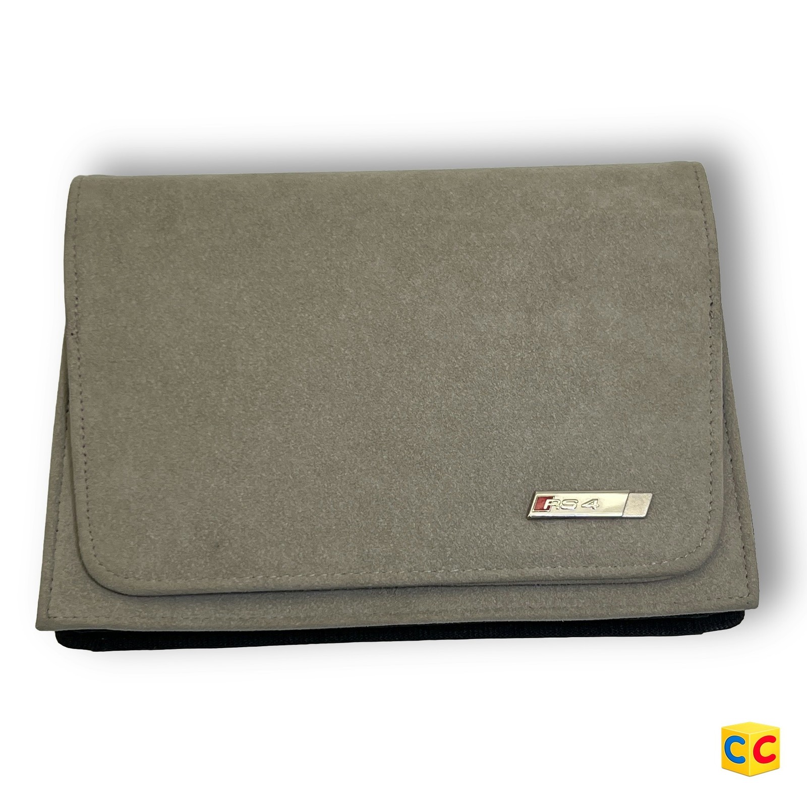 ❇️ 2007-2008 Audi RS4 B7 *unique* *clean* Alcantara Owners Manual Gray Case