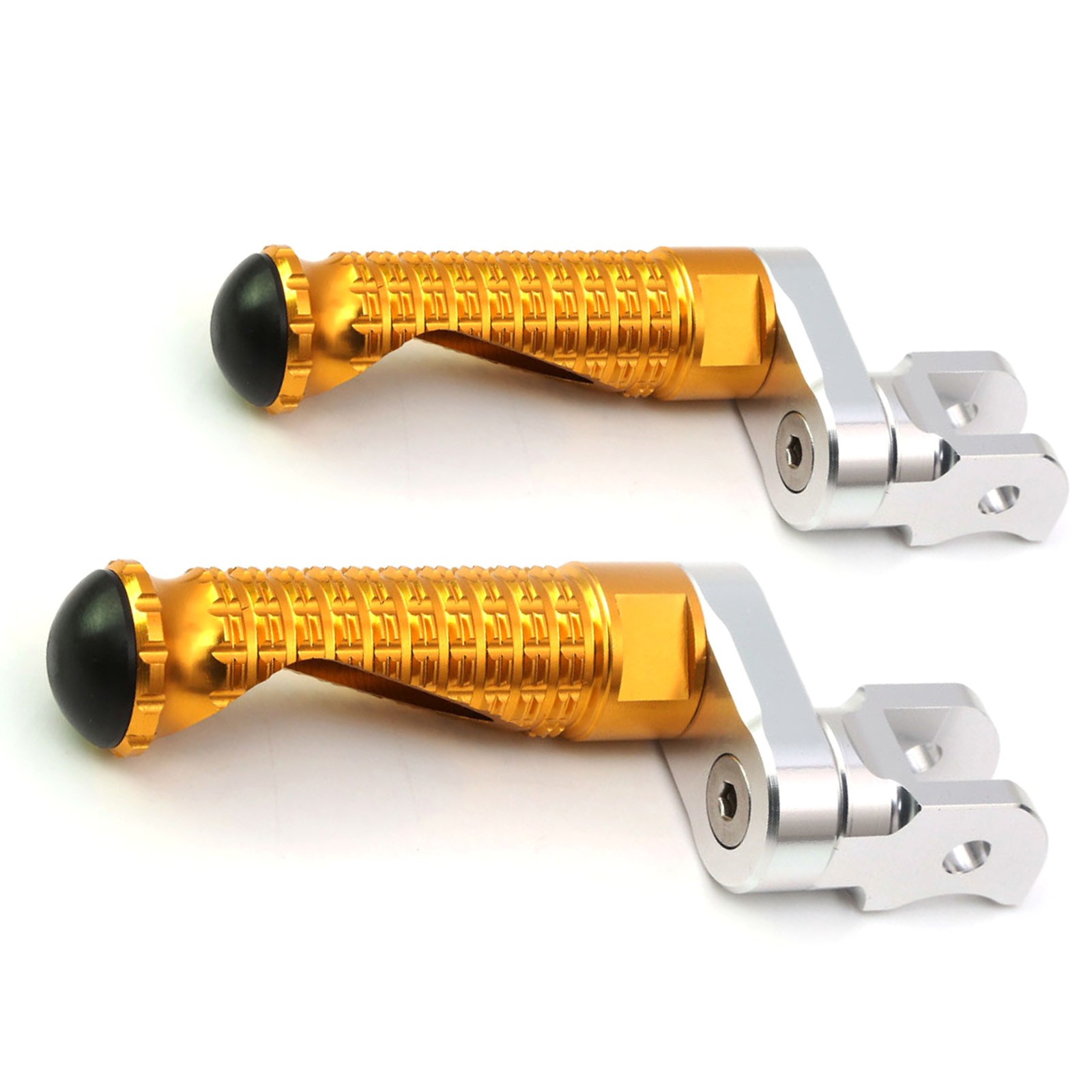 MPRO 1 inch Riser Gold Front Foot Pegs For Tiger Explorer 1200 12-19 20 21