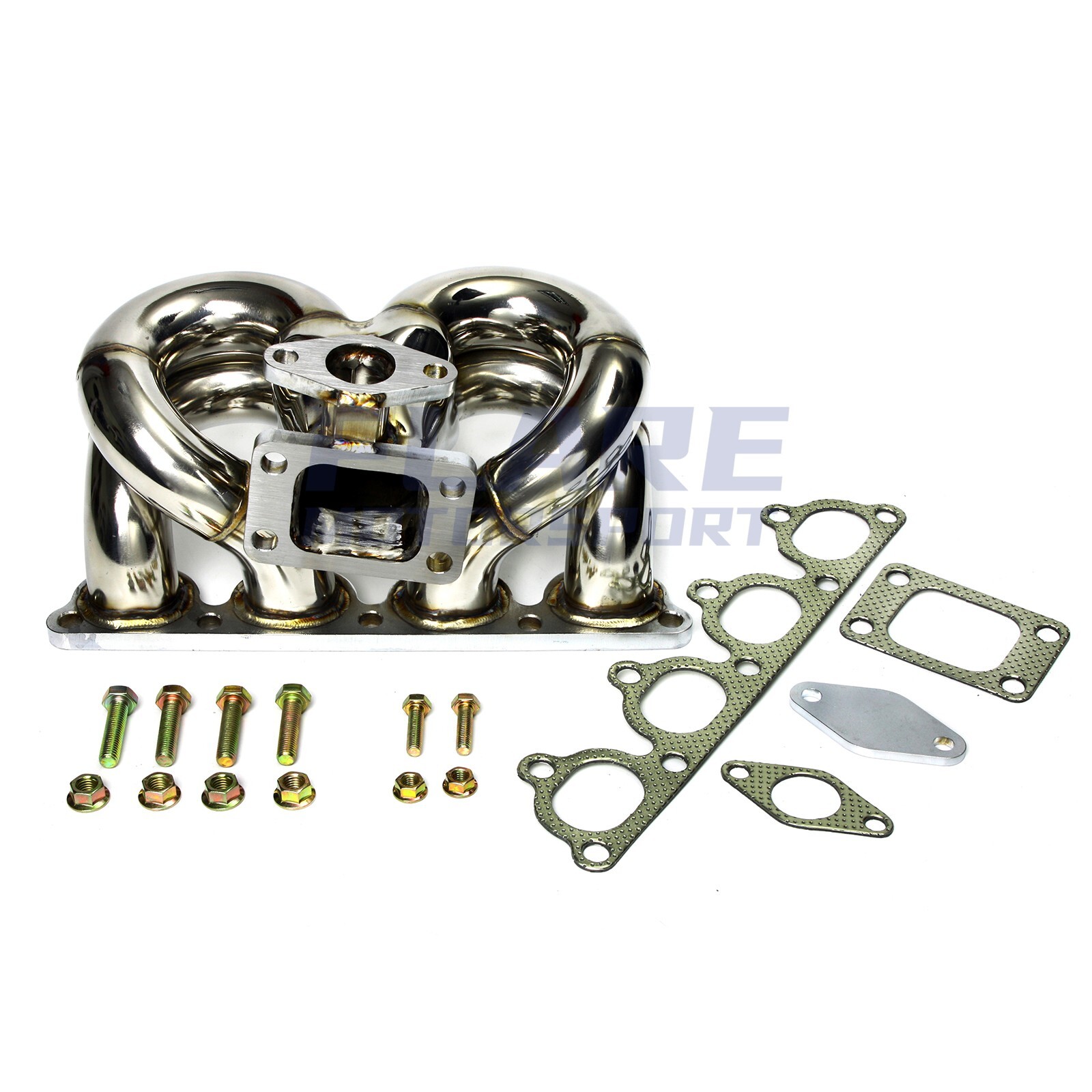 For 88‑00 Honda Civic CRX Del Sol D15 D16 SOHC T3 38mm WG Turbo Manifold