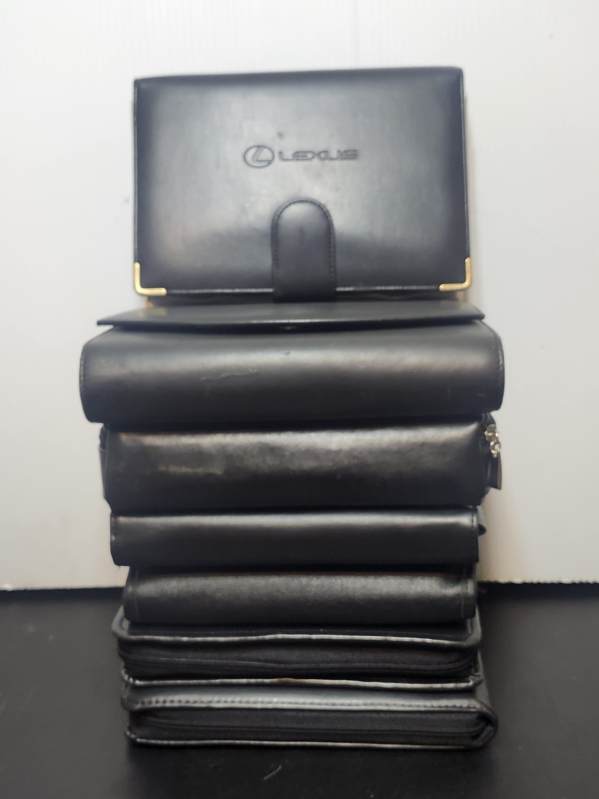 Lot Of 7 Owners Manual Lexus Mercedes Benz Acura Cadillac With Leather Case OEM 