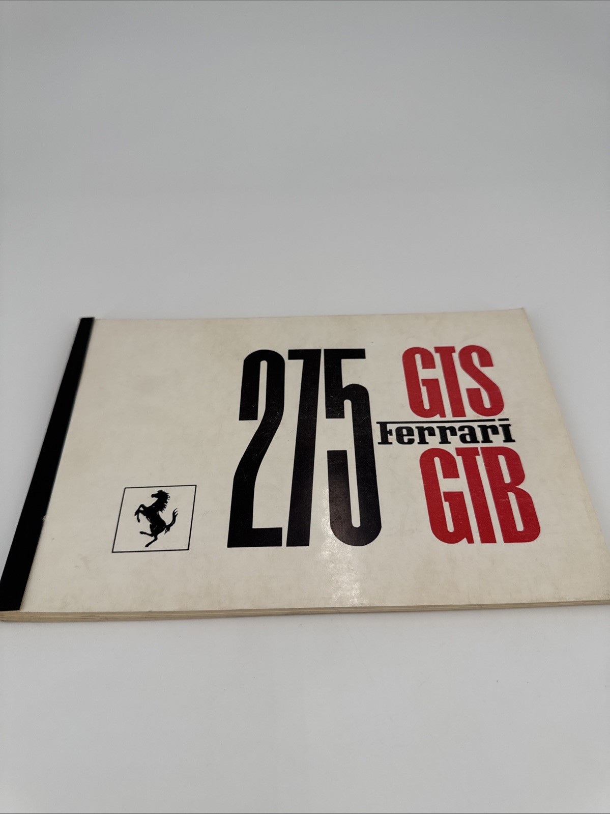 ORIGINAL 1965 FERRARI 275 GTS GTB Spare Parts Catalog Manual Book