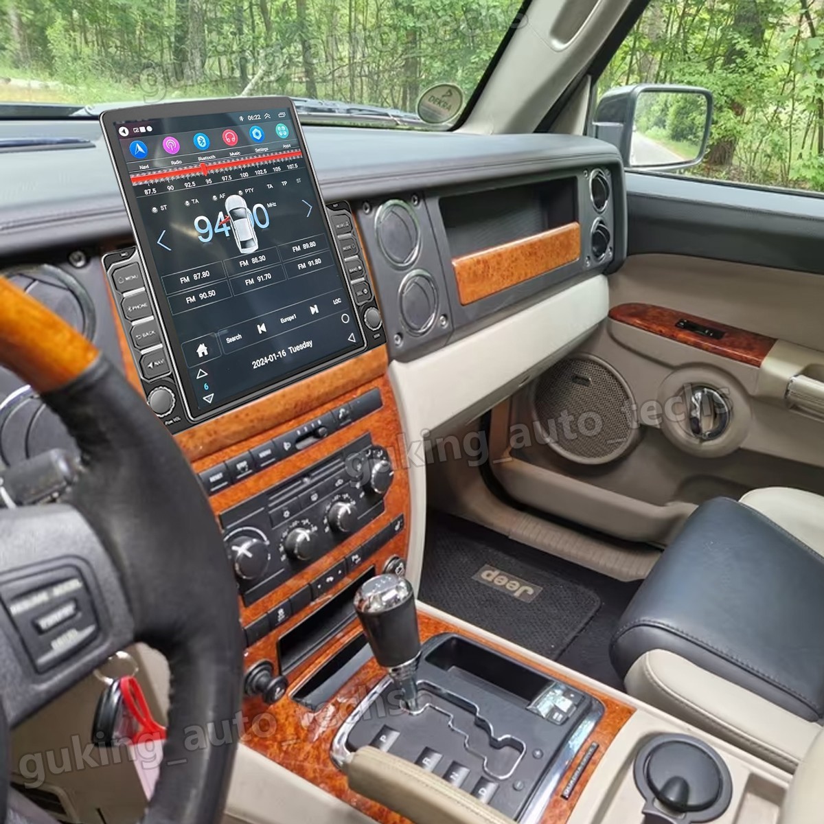 9.7“ For 2006-2010 Jeep Commander CarPlay Android 13 Car Stereo Radio GPS w/ Cam
