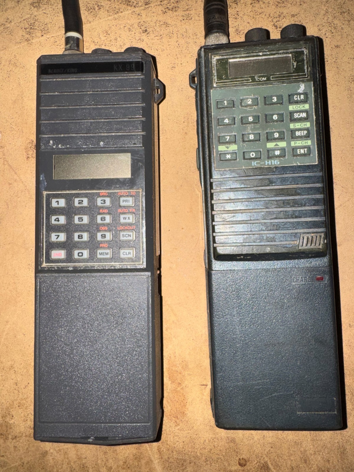 Bendix King KX99 Aviation Radio Icom Ic H16 Handheld Receiver VHF FM ham