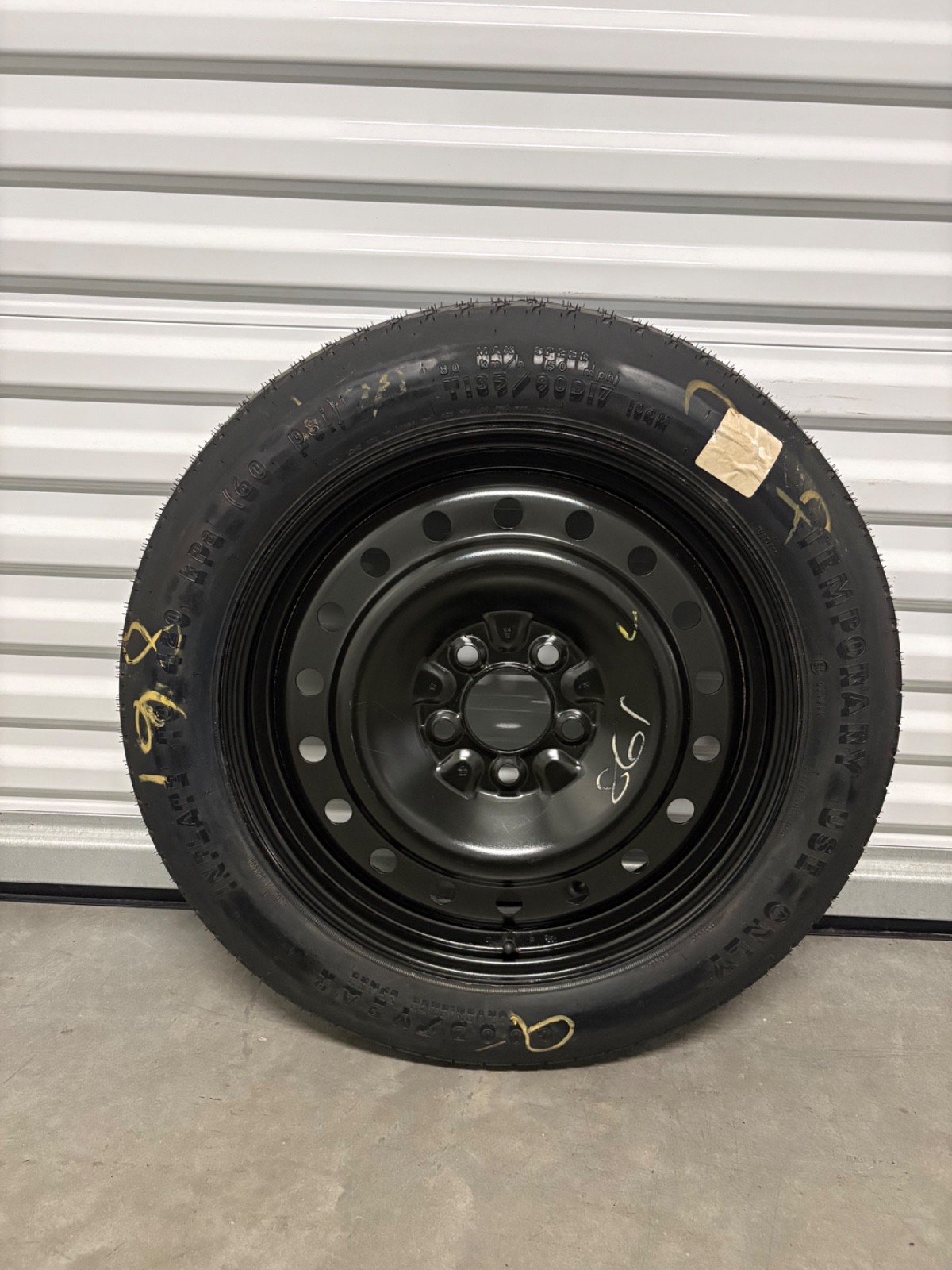 2006-2022 Dodge Charger Challenger SPARE TIRE donut emergency wheel T135/90D17