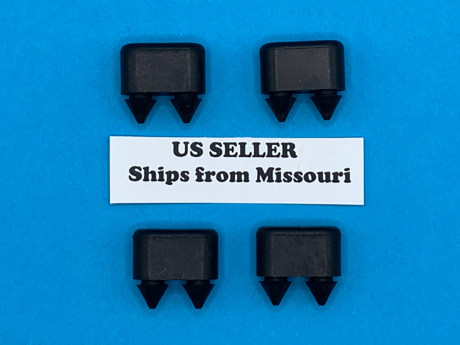 1964-81 Chevy Pontiac Buick Rubber Molded Door Jamb Body Bumpers Bump Stop X4