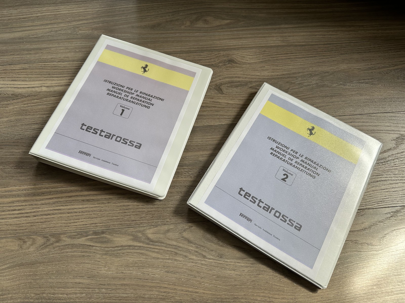 1992-94 Ferrari Testarossa 512 TR Service Workshop Manual Volume 1 & 2 1992-94 Ferrari Testarossa 512 TR Service Workshop Manual Volume 1 & 2