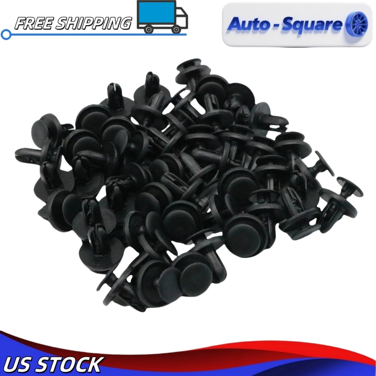 50Pcs Bumper Fender Liner Clips For Mitsubishi Subaru MR288150 909130013