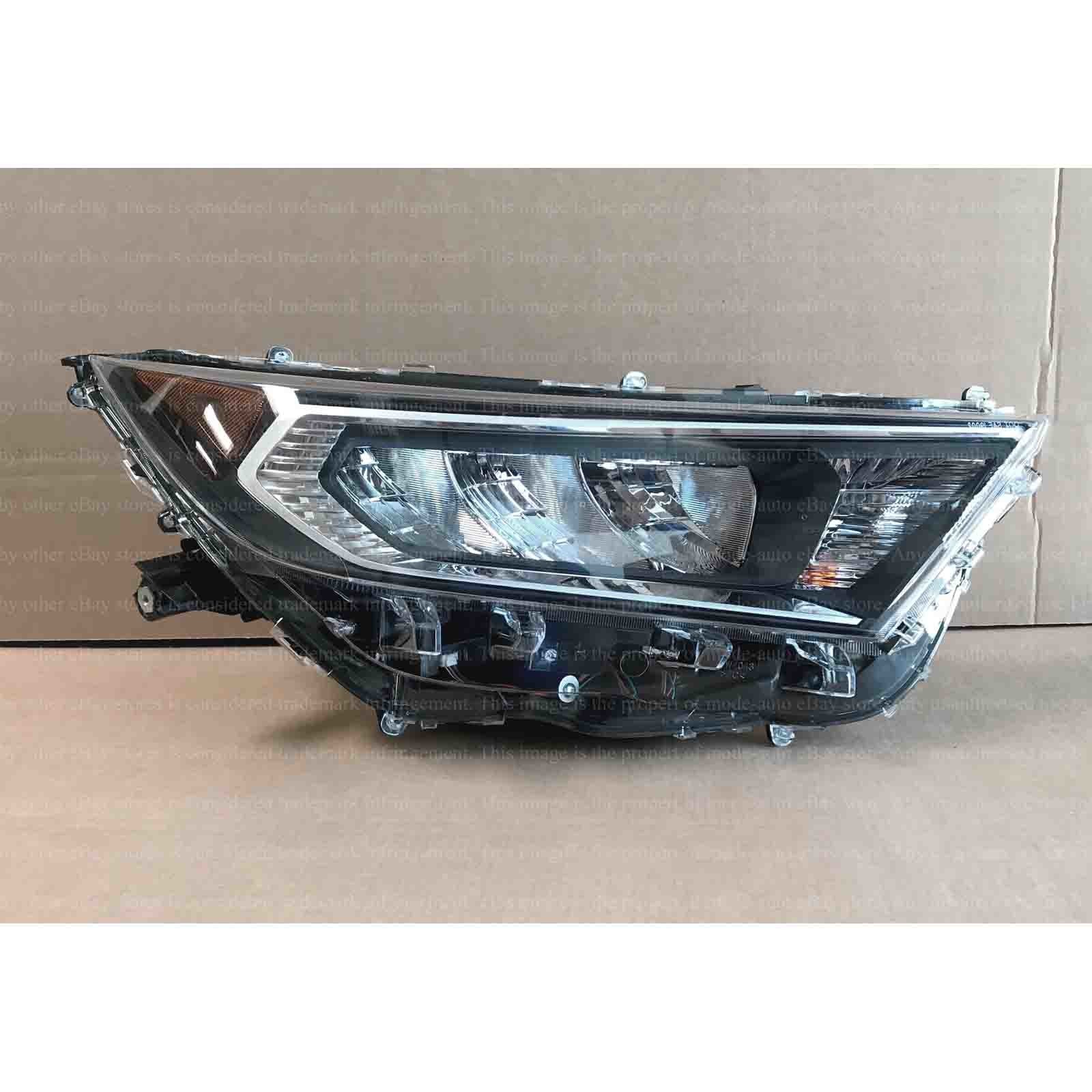 LED Headlight Replacement for 2019 2022 Toyota RAV4 LE XLE Chrome Passenger Side