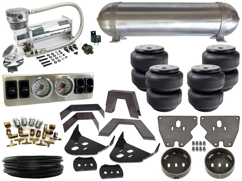 Complete Air Ride Suspension Kit - 1973-1987 Chevrolet C10 LEVEL 1 - 1/4\