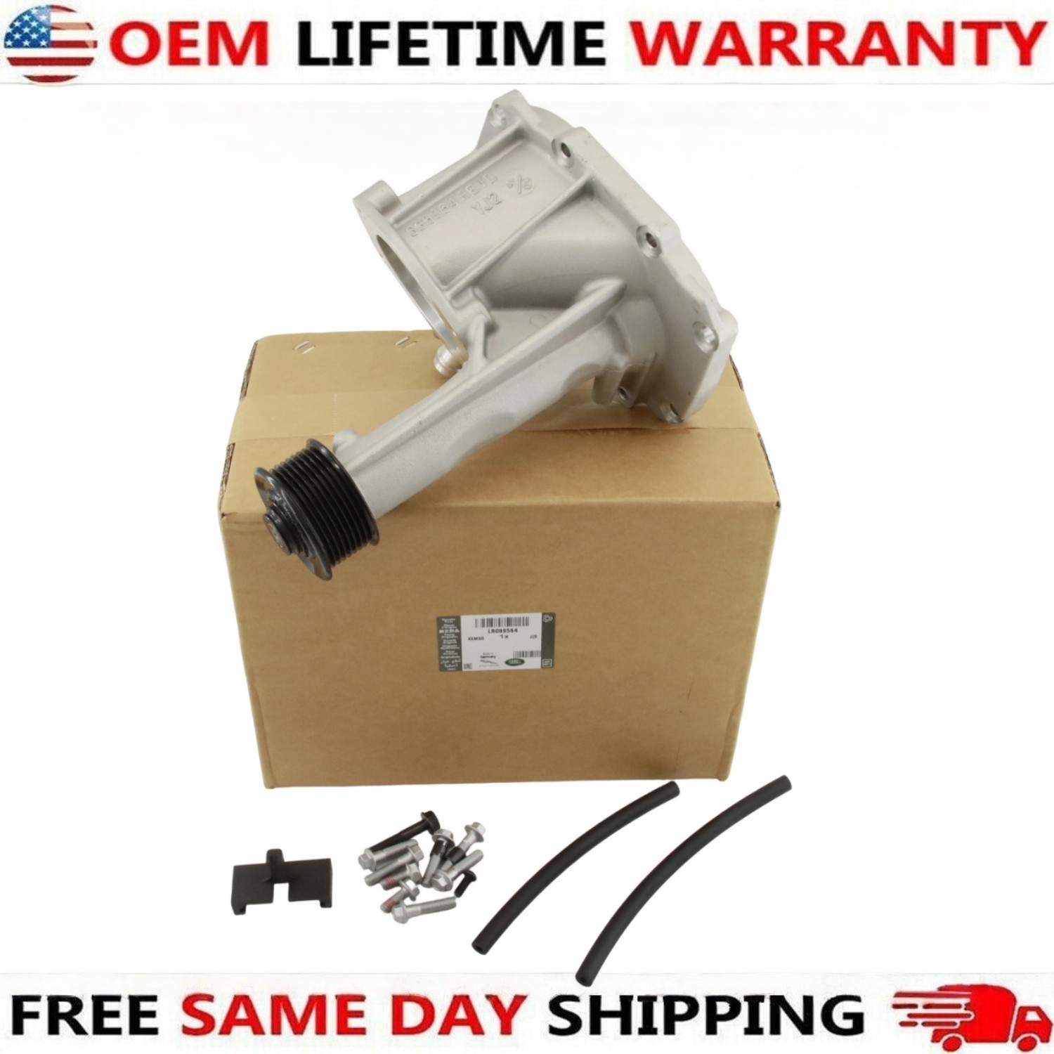 LR088564 Land Rover Range Rover Jaguar XF XJ 5.0L Supercharger Snout Rebuild Kit LR088564 Land Rover Range Rover Jaguar XF XJ 5.0L Supercharger Snout Rebuild Kit