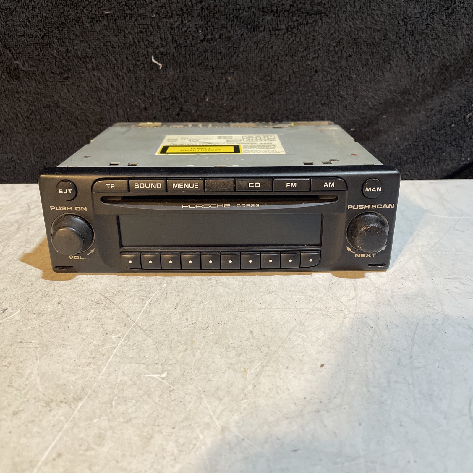 Porsche CDR23 Radio Headunit 996.645.129.04 Becker BE6612