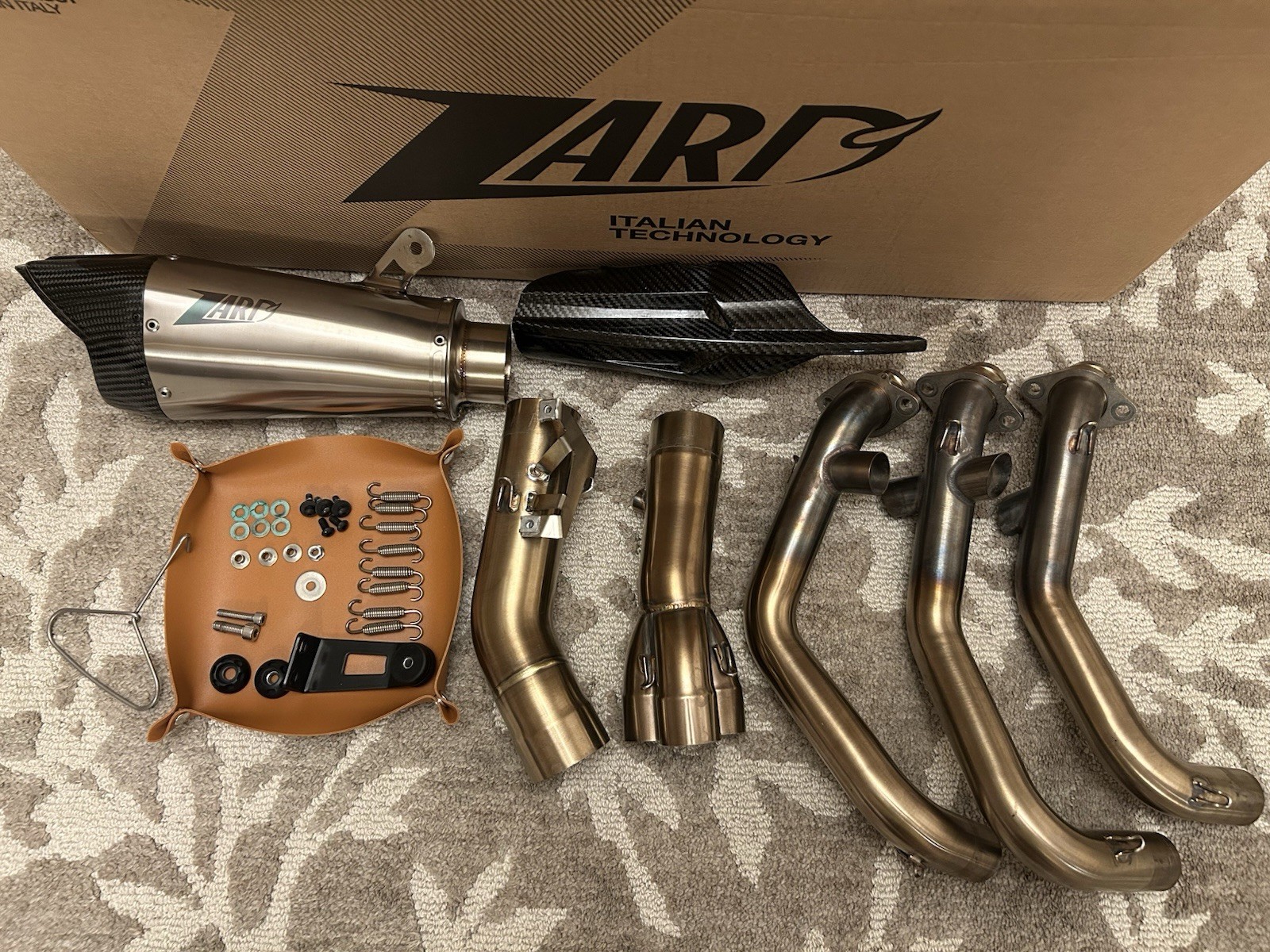 Zard Full Exhaust - 2023-2024 Triumph Street Triple 765 R / RS / Moto 2