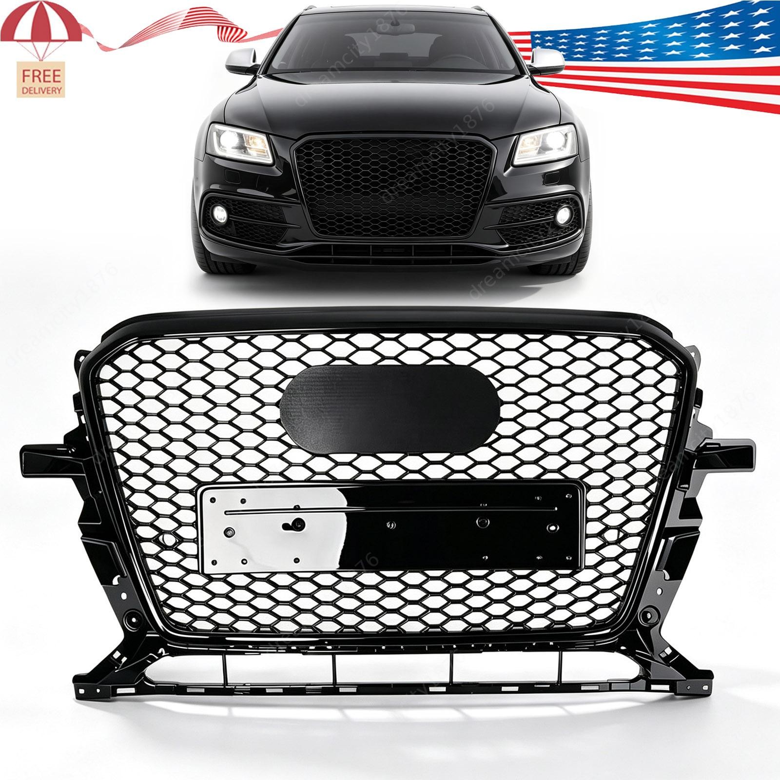 Fit 2013-2016 2017 Audi Q5 SQ5 RSQ5 Style Front Upper Grille Honeycomb Assembly Fit 2013-2016 2017 Audi Q5 SQ5 RSQ5 Style Front Upper Grille Honeycomb Assembly