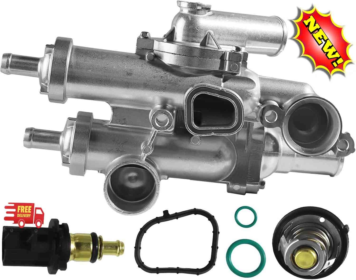 Conjunto de carcasa de termostato 902-319 compatible con Chrysler 200 2.4L (2011