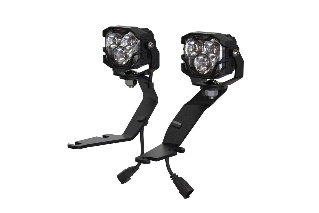 Morimoto 4Banger NCS White Combo A-Pillar Light Pod Kit For 14-21 Toyota Tundra
