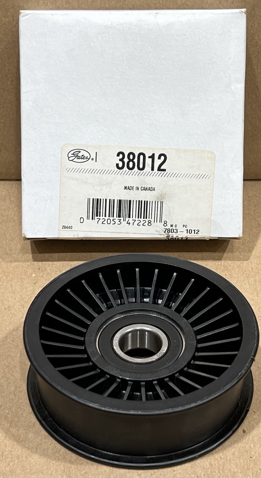 Genuine Gates 38012 Belt Tensioner Drive Pulley Nos Genuine Gates 38012 Belt Tensioner Drive Pulley Nos
