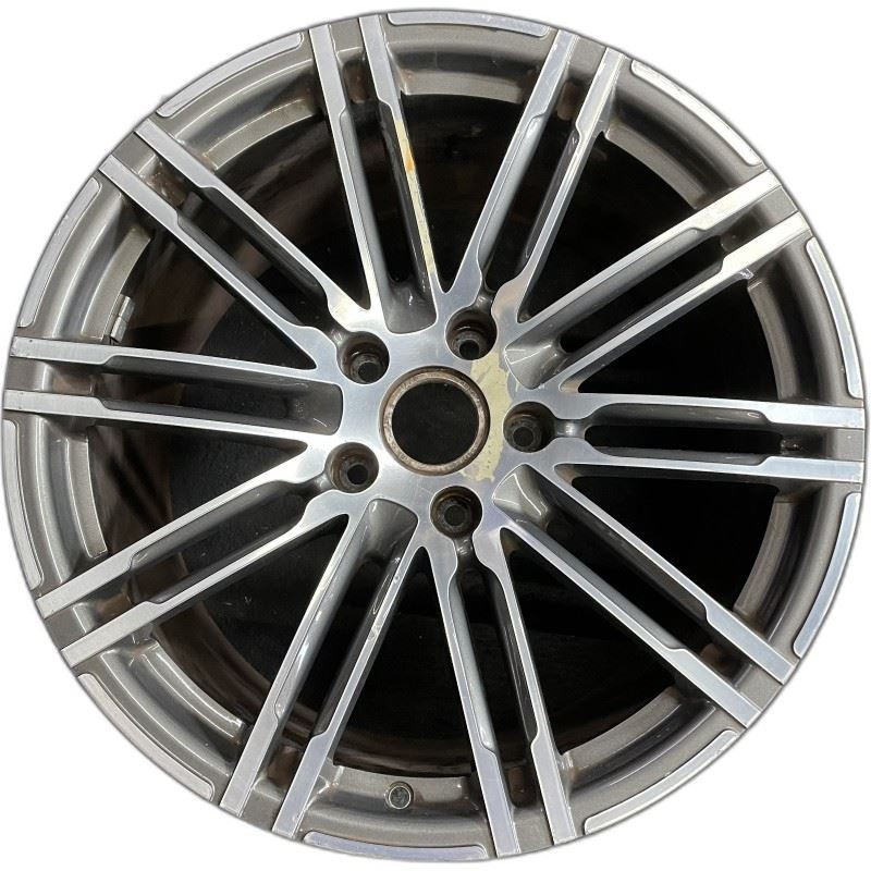 Rear Porsche Machined Grey ET56MM 911 OEM Wheel 20\