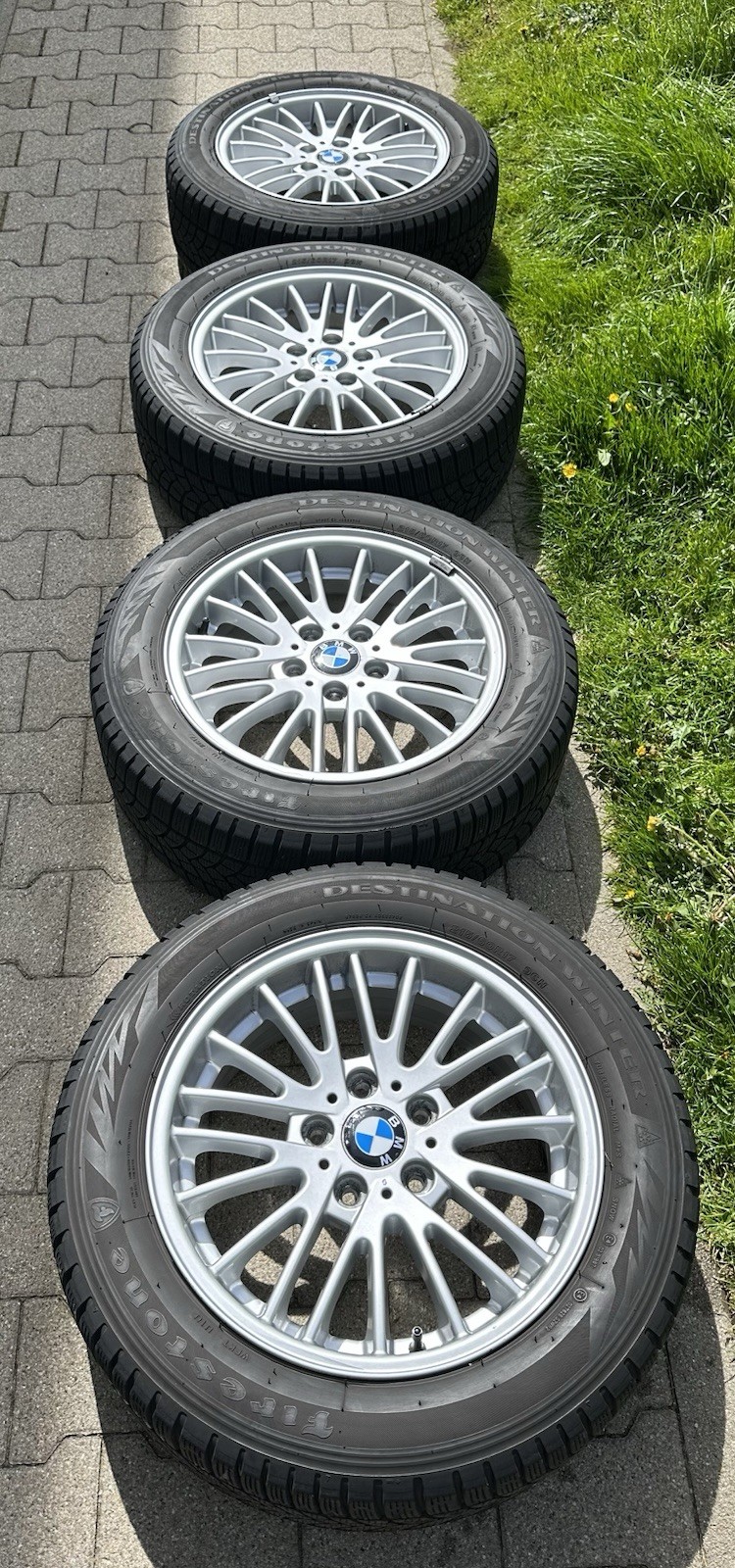 Price Reduced:  Four BMW wheels With Tires