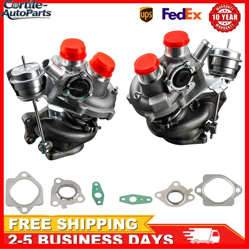 Left & Right Turbo Turbocharger Set For 2011-2012 Ford F-150 EcoBoost 3.5L