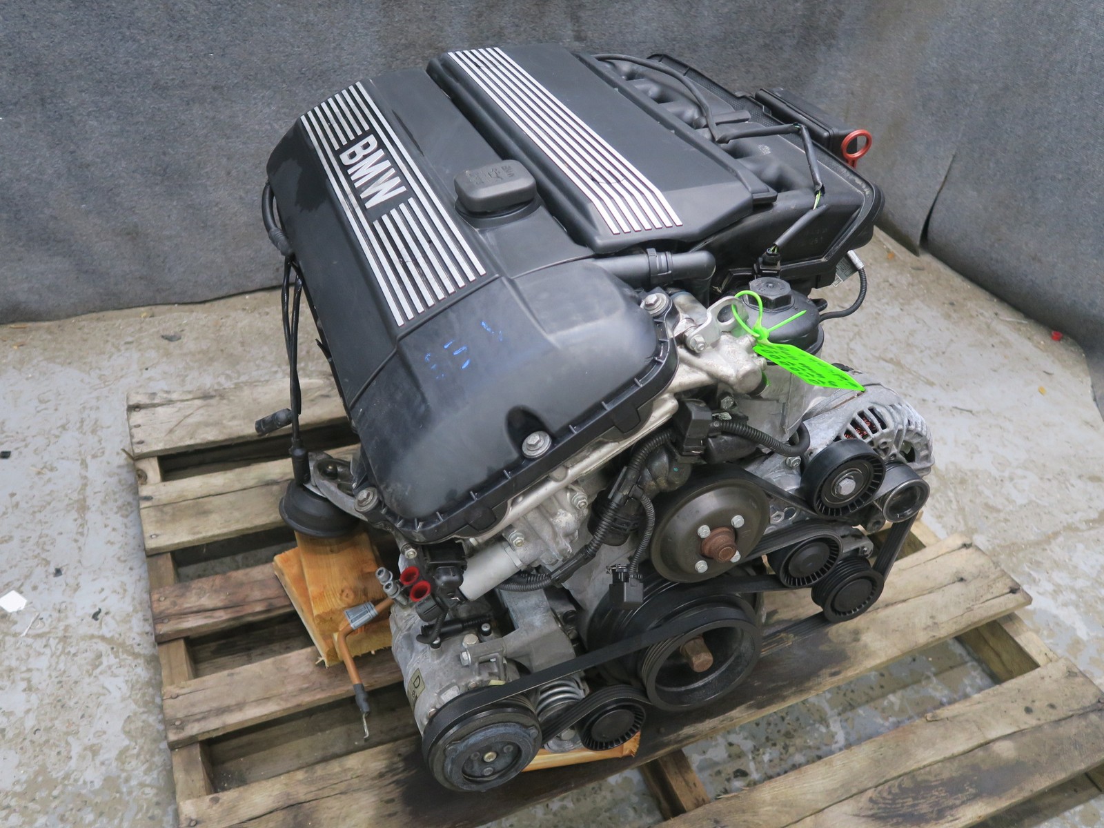 03-05 BMW E85 Z4 RWD M/T 3.0L M54 M54B30 COMPLETE ENGINE MOTOR 67K MILES VIDEO