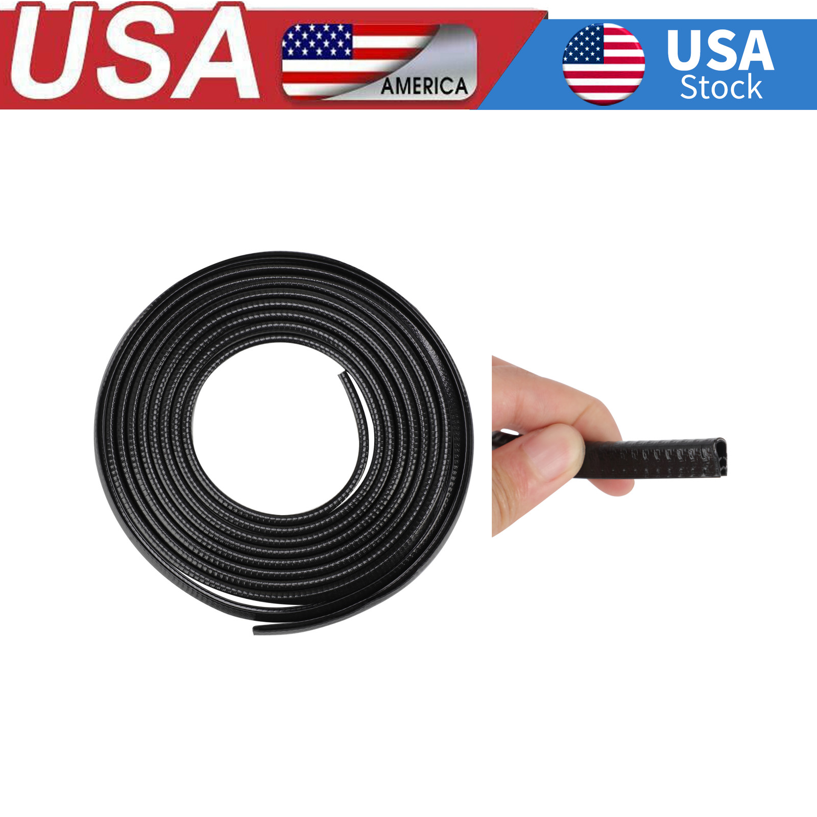 Rubber Weather Strip for Car Door Edge Seal Trim Molding