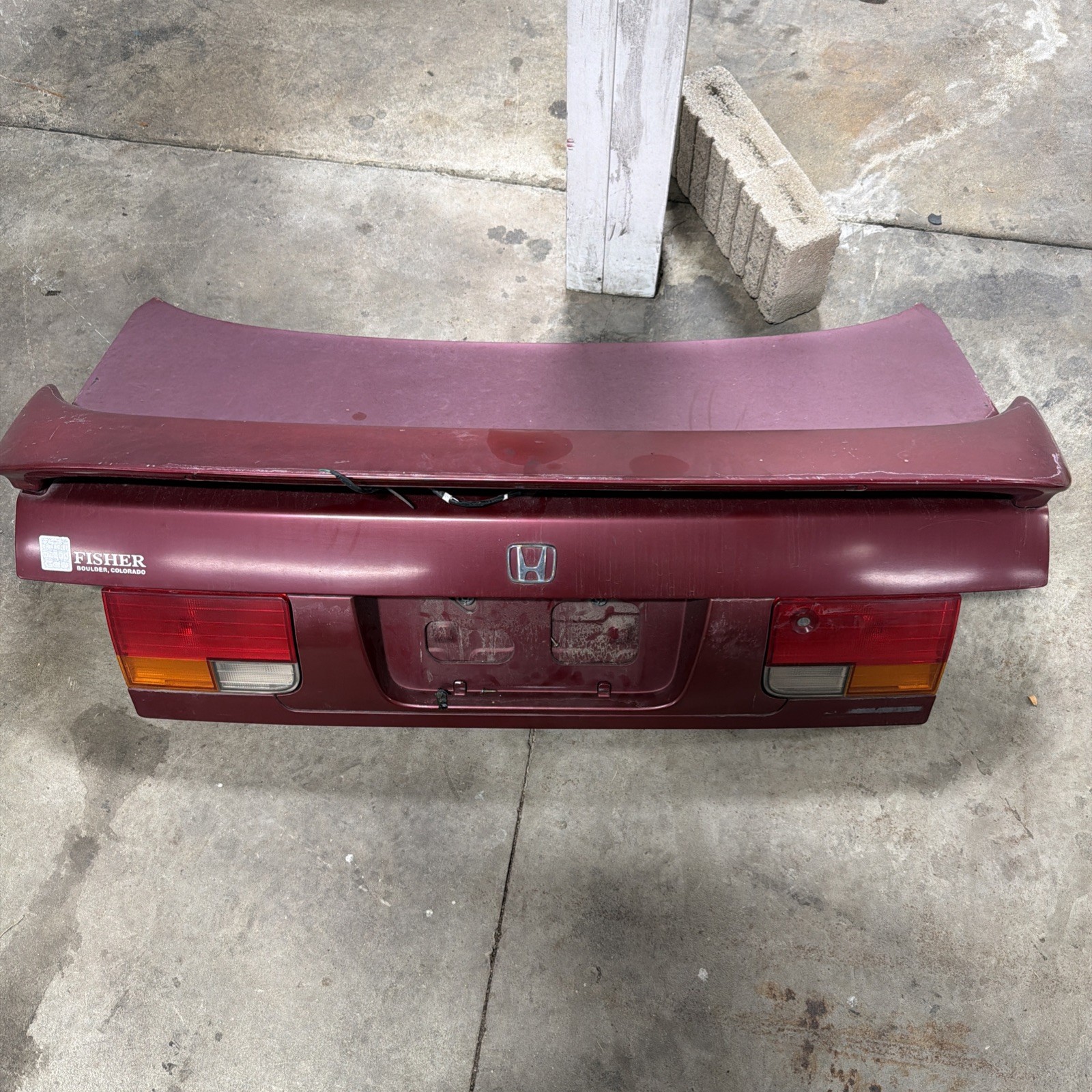 JDM Honda Accord SM4 Sedan & Coupe 90-93 Genuine Spoiler Wing Long Brake Lights