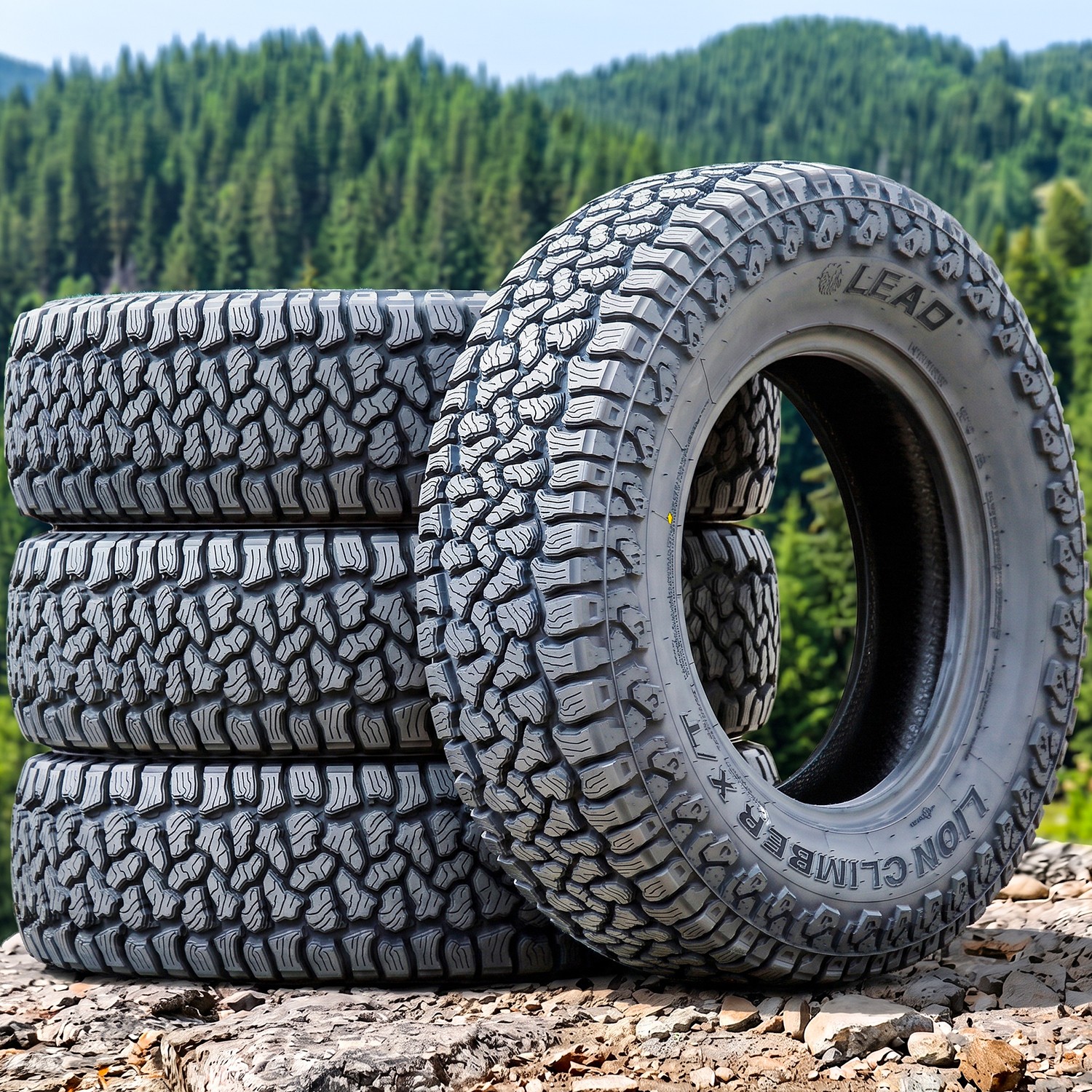 4 Leao Lion Climber X/T 285/65R18 125/122Q E 10 Ply Tires 55k Mi Warranty