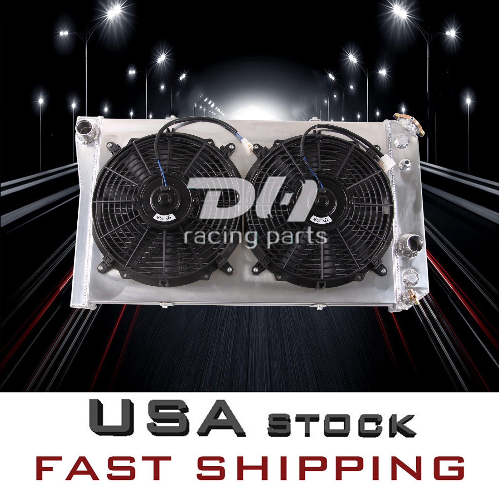 3 Row Full Alum Radiator+Shroud+Fan for 1984-1990 Corvette /1982-2002 Chevrolet 3 Row Full Alum Radiator+Shroud+Fan for 1984-1990 Corvette /1982-2002 Chevrolet